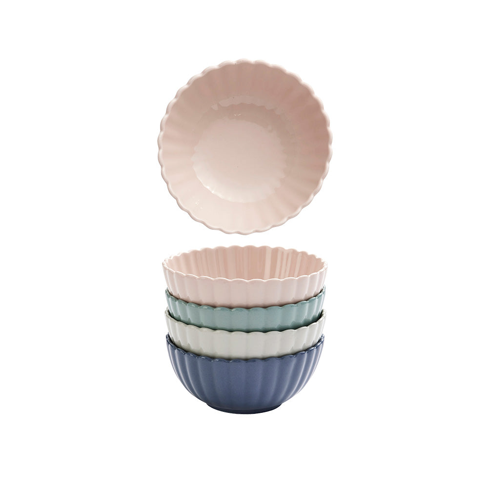 Wiltshire Petite Petal Bowls 11.5cm x 5cm 4 Piece Set