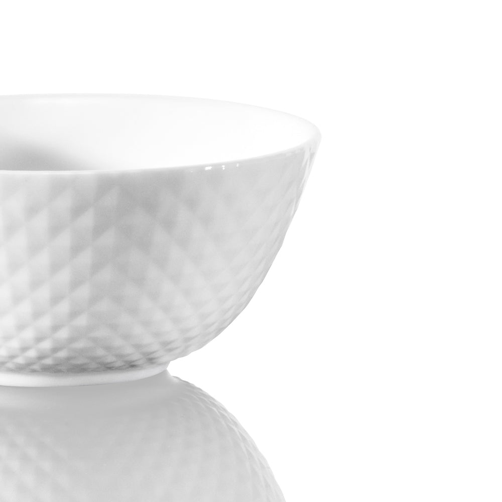 Wiltshire Diamond White Rice Bowl 12cm x 5.5cm