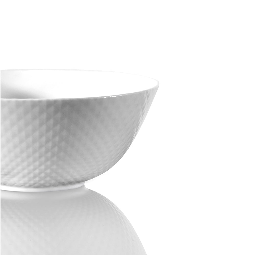 Wiltshire Diamond White Noodle Bowl 18cm x 7.5cm
