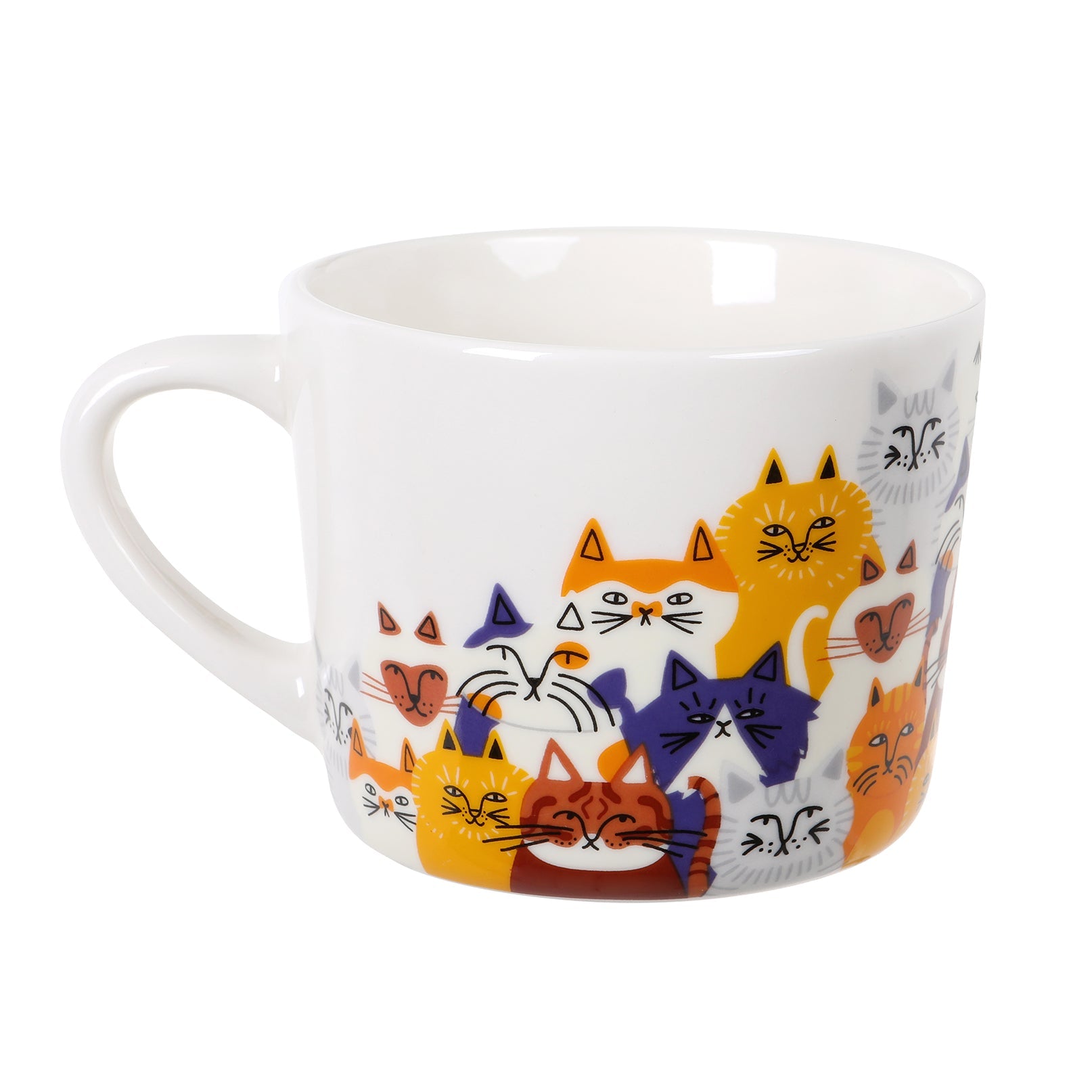 Wiltshire Clowder Of Cats 400ml Printed Mug