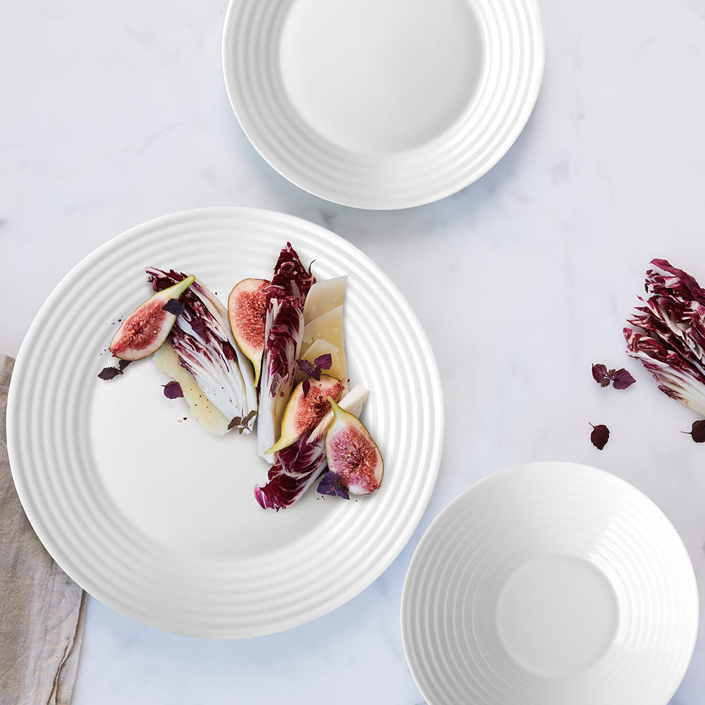 Wiltshire Pearl Ripple 12 Piece Dinner Set
