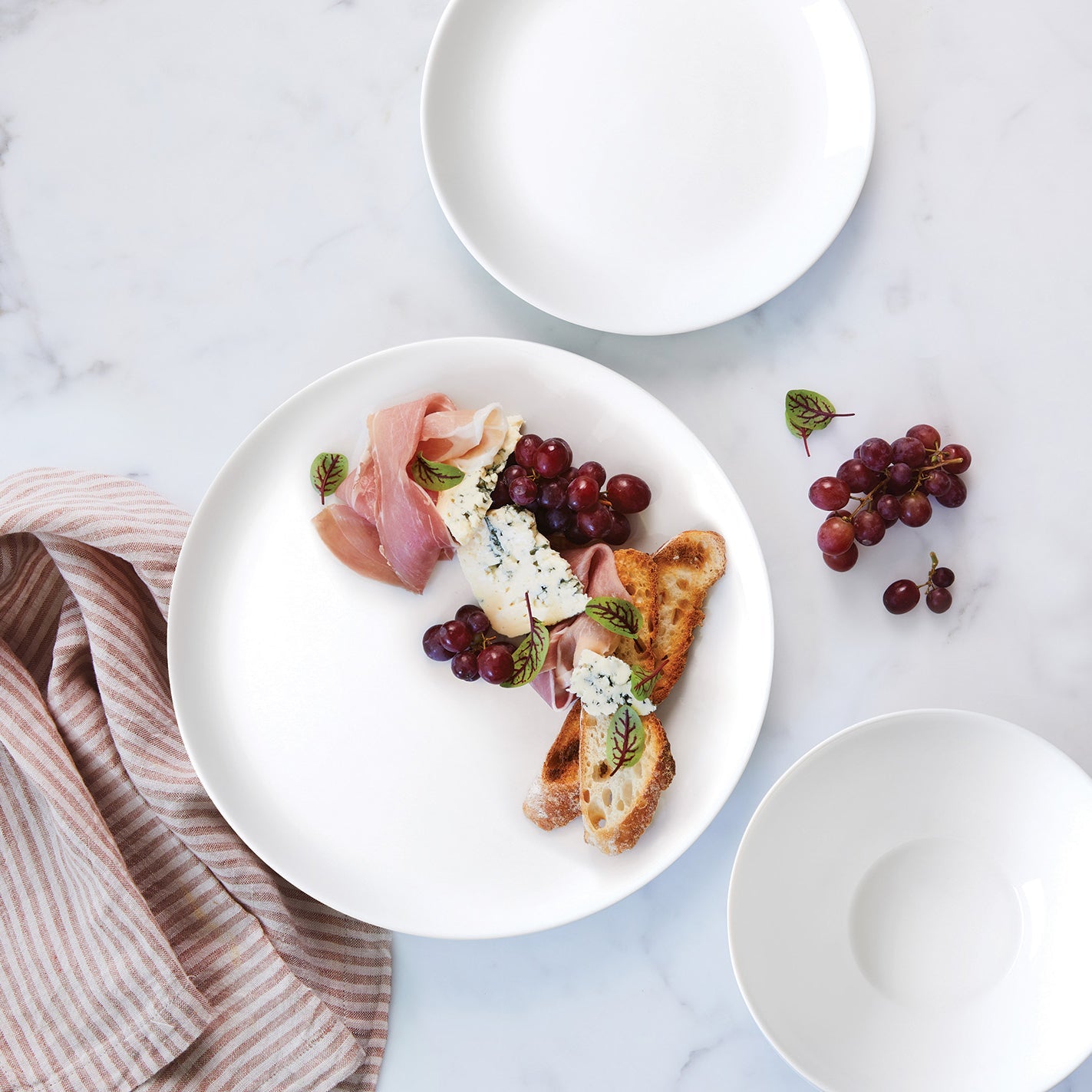 Wiltshire White Coupe 12 Piece Dinner Set