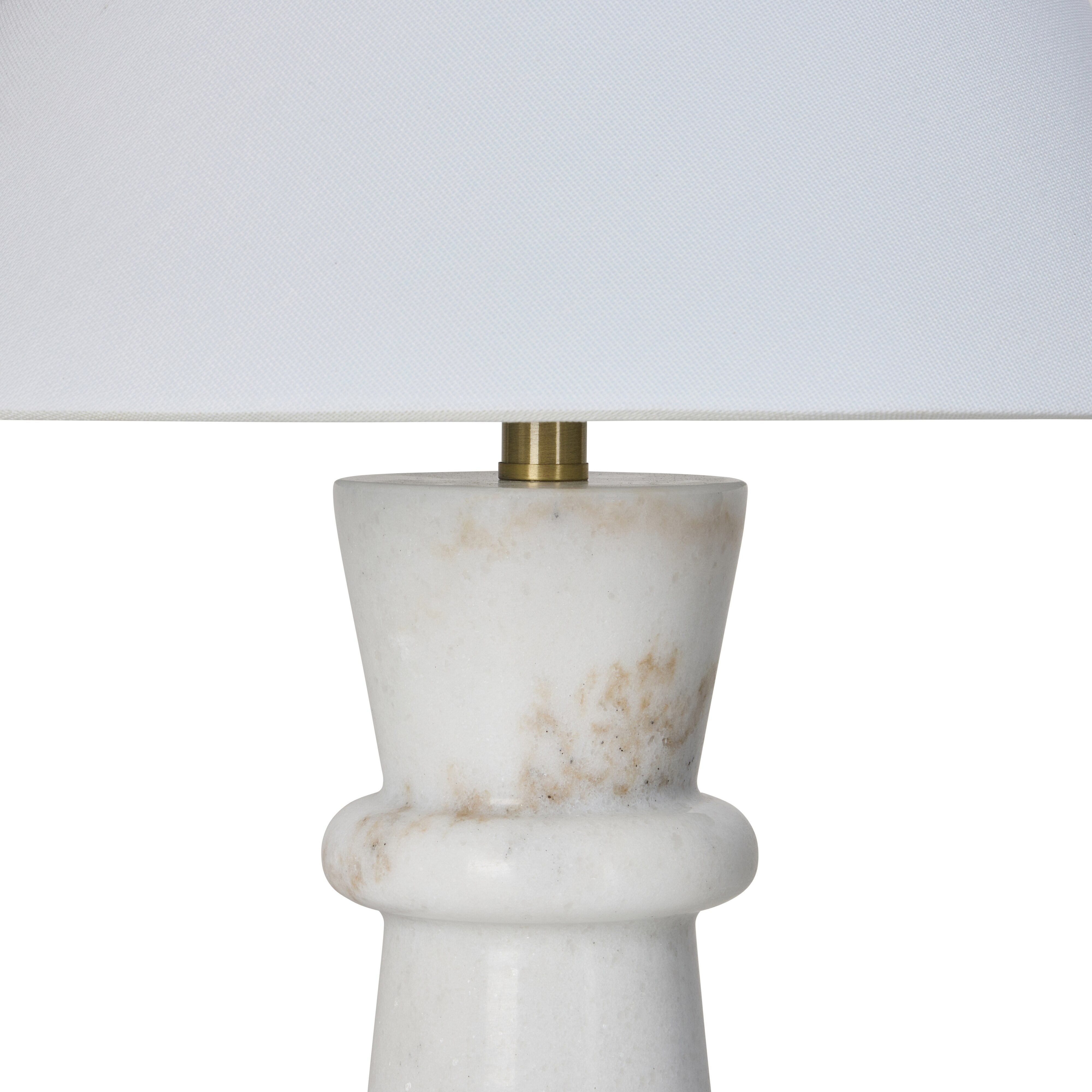 Amalfi Violet Table Lamp White