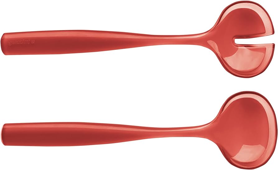 Guzzini Grace Salad Servers Red