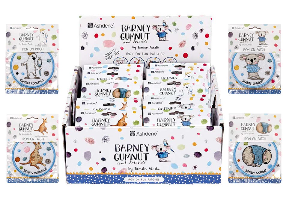 Ashdene Barney Gumnut & Friends Patches