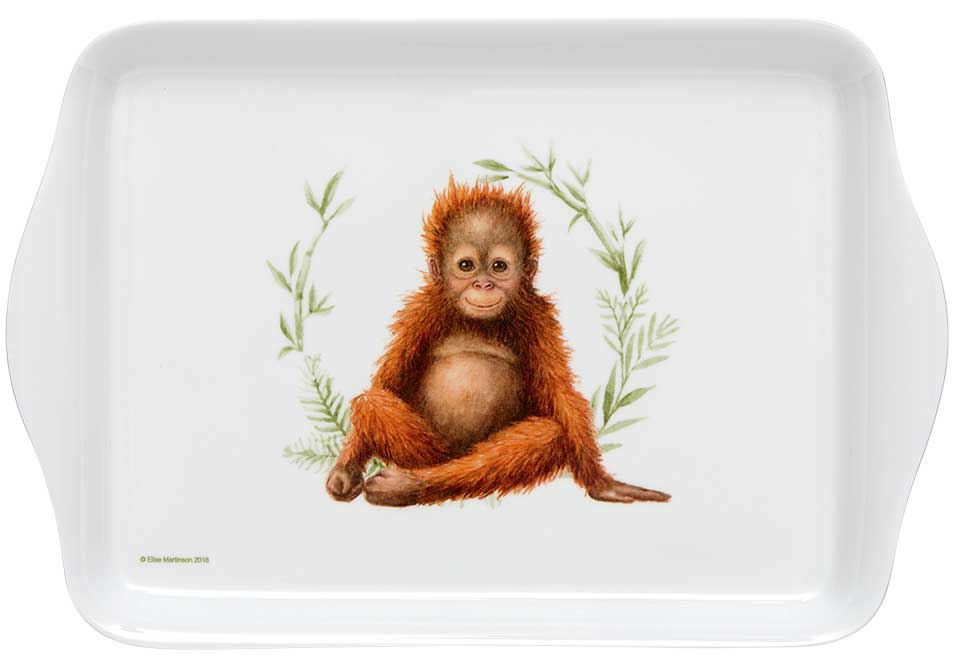 Ashdene Wild Baby Animals Orangutan Scatter Tray