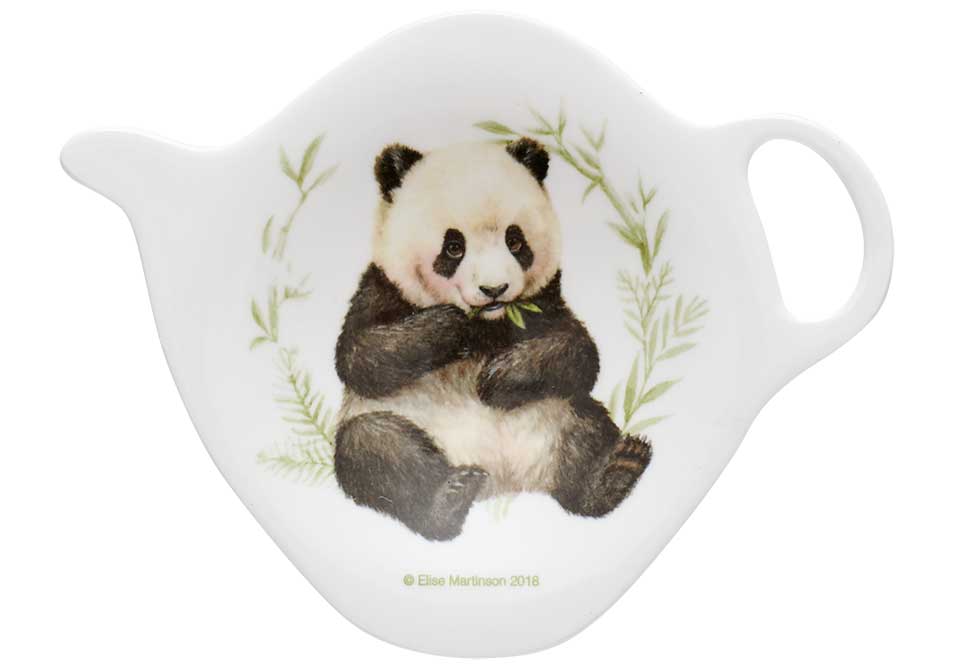 Ashdene Wild Baby Animals Panda Tea Bag Holder