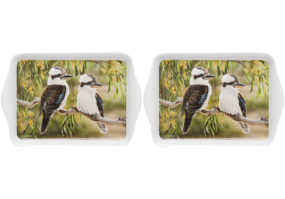 Ashdene Aus Bird & Flora Kookaburra 2pk Scatter Tray