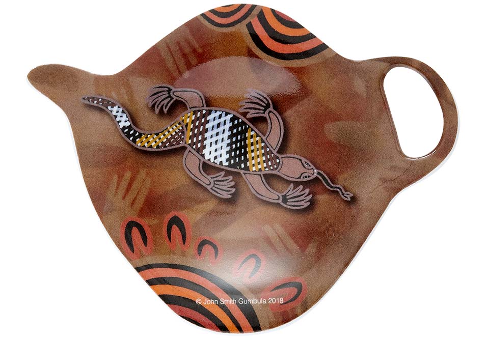 Ashdene Dreamtime Creations Goanna Tea Bag Holder