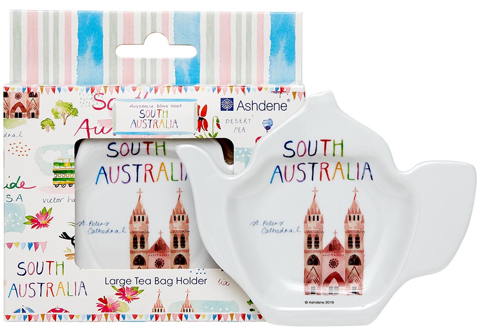 Ashdene Australia Down Under SA Large Tea Bag Holder