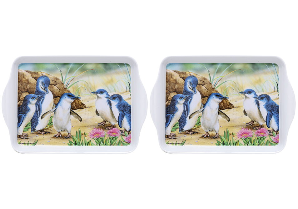 Ashdene Aus Bird & Flora Penguins 2pk Scatter Tray