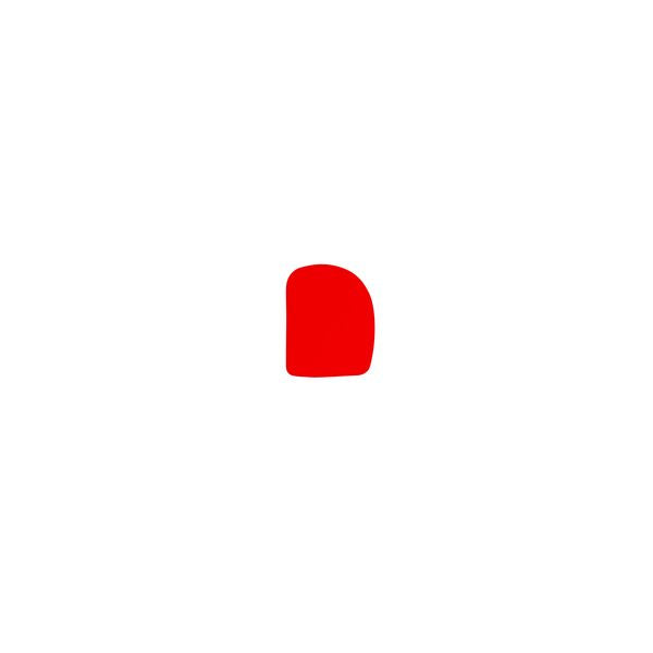 Trenton Curved Dough Scraper (120x85mm - Red)
