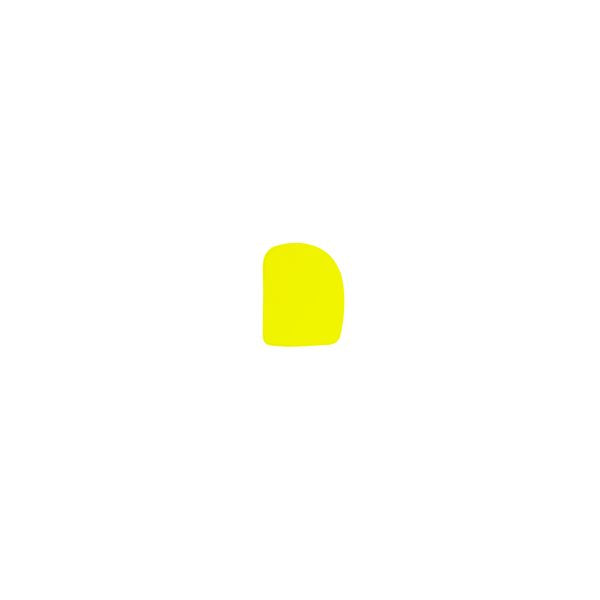 Trenton Curved Dough Scraper (120x85mm - Yellow)