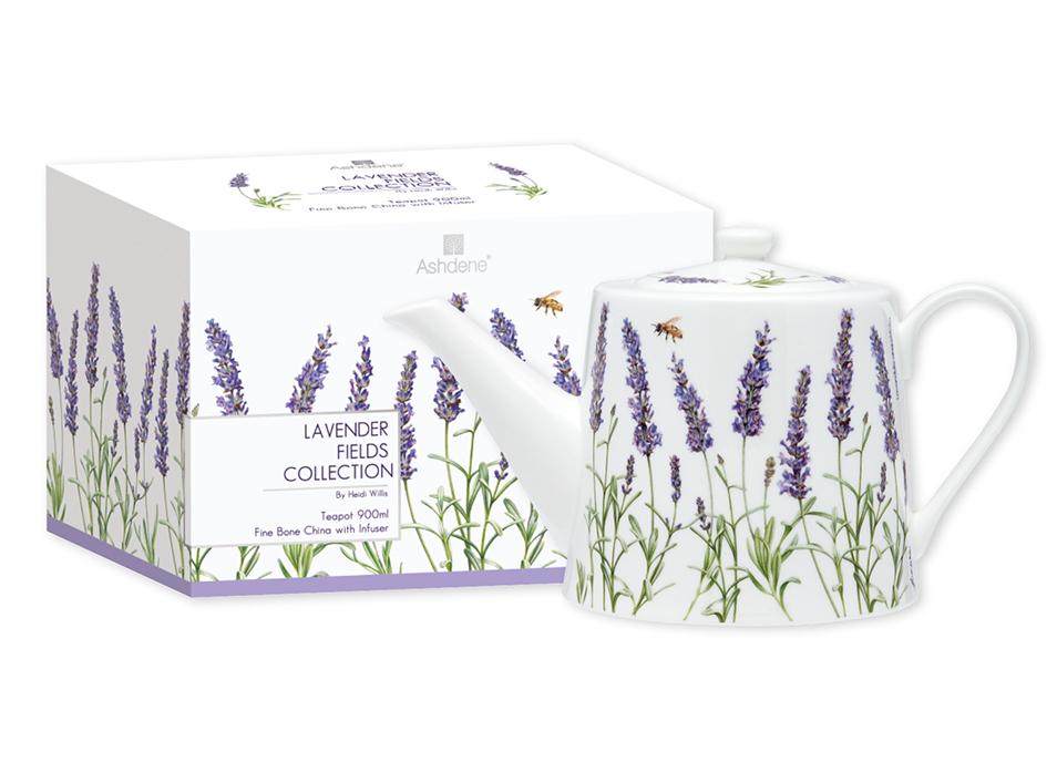 Ashdene Lavender Fields 900ml Teapot