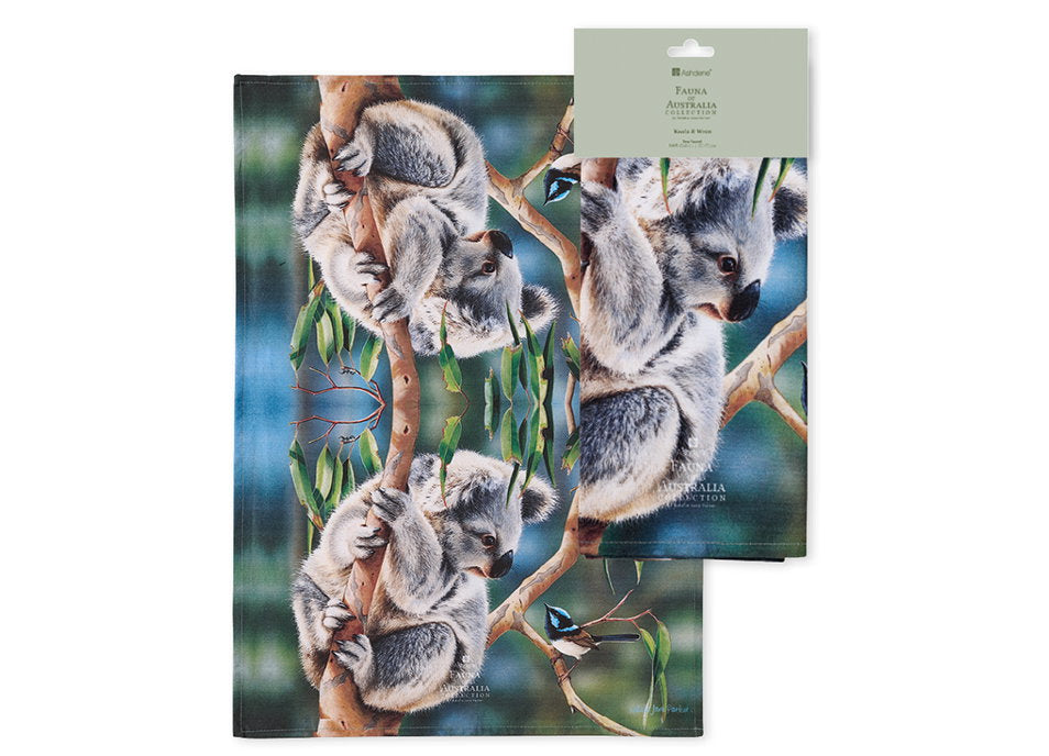 Ashdene Fauna of Aus Koala & Wren Kitchen Towel