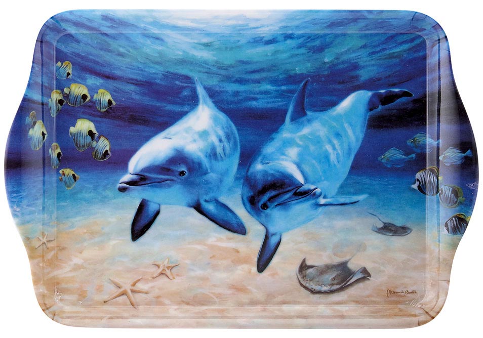 Ashdene Playful Dolphins Underwater Buddies Scatter Tray