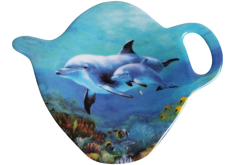 Ashdene Playful Dolphins Reef Exploring Tea Bag Holder