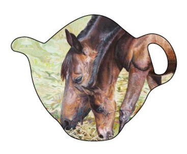 Ashdene Beauty of Horses Morning Graze Tea Bag Holder