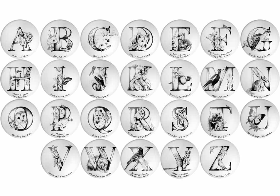 Ashdene Letters of Aus Magnet