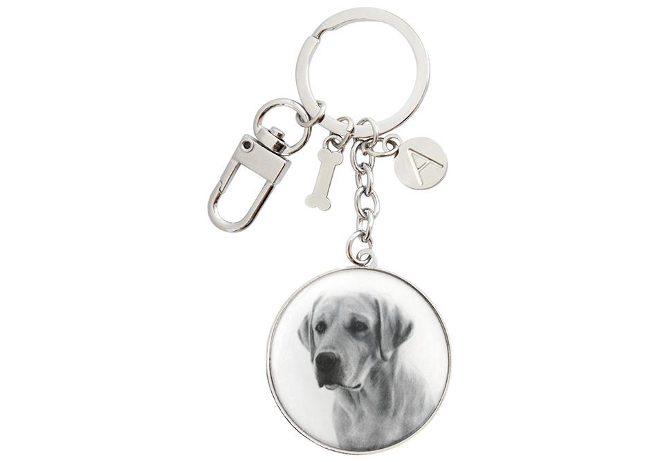 Ashdene Delightful Dogs Labrador Keyring