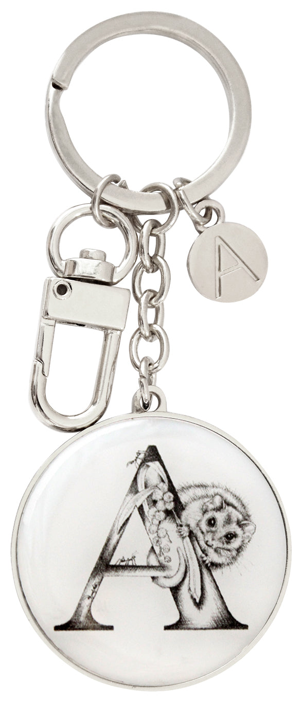 Ashdene Letters of Aus A Keyring