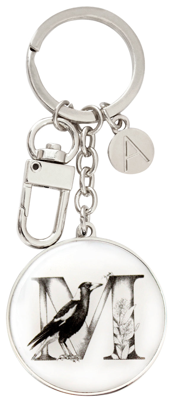Ashdene Letters of Aus M Keyring
