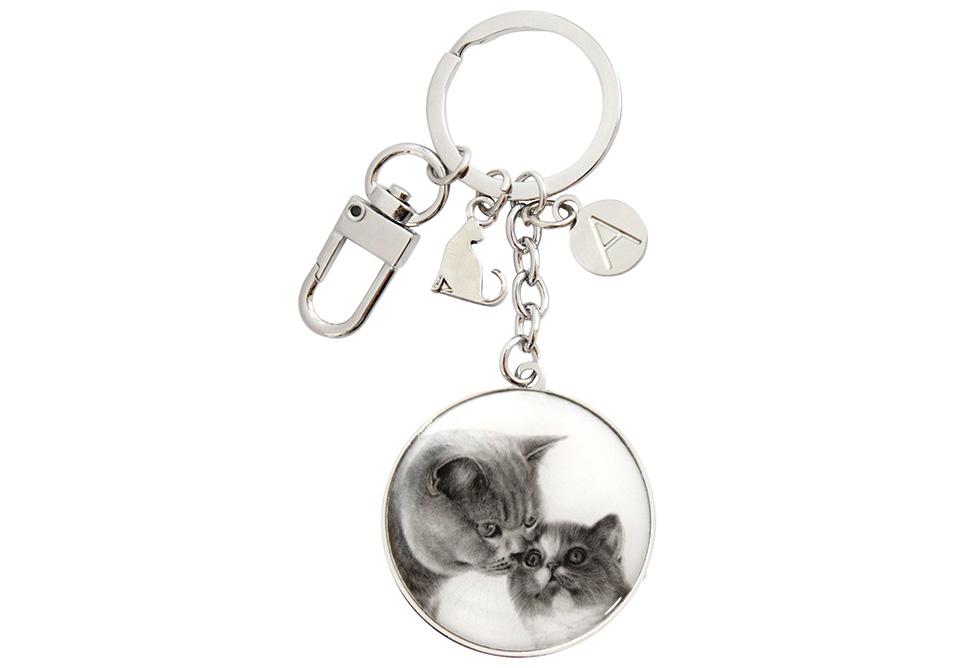Ashdene Feline Friends Mothers Love Keyring