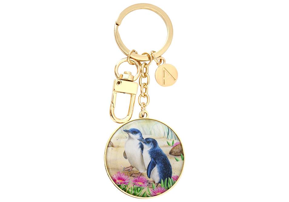 Ashdene Aus Bird & Flora Penguin Keyring