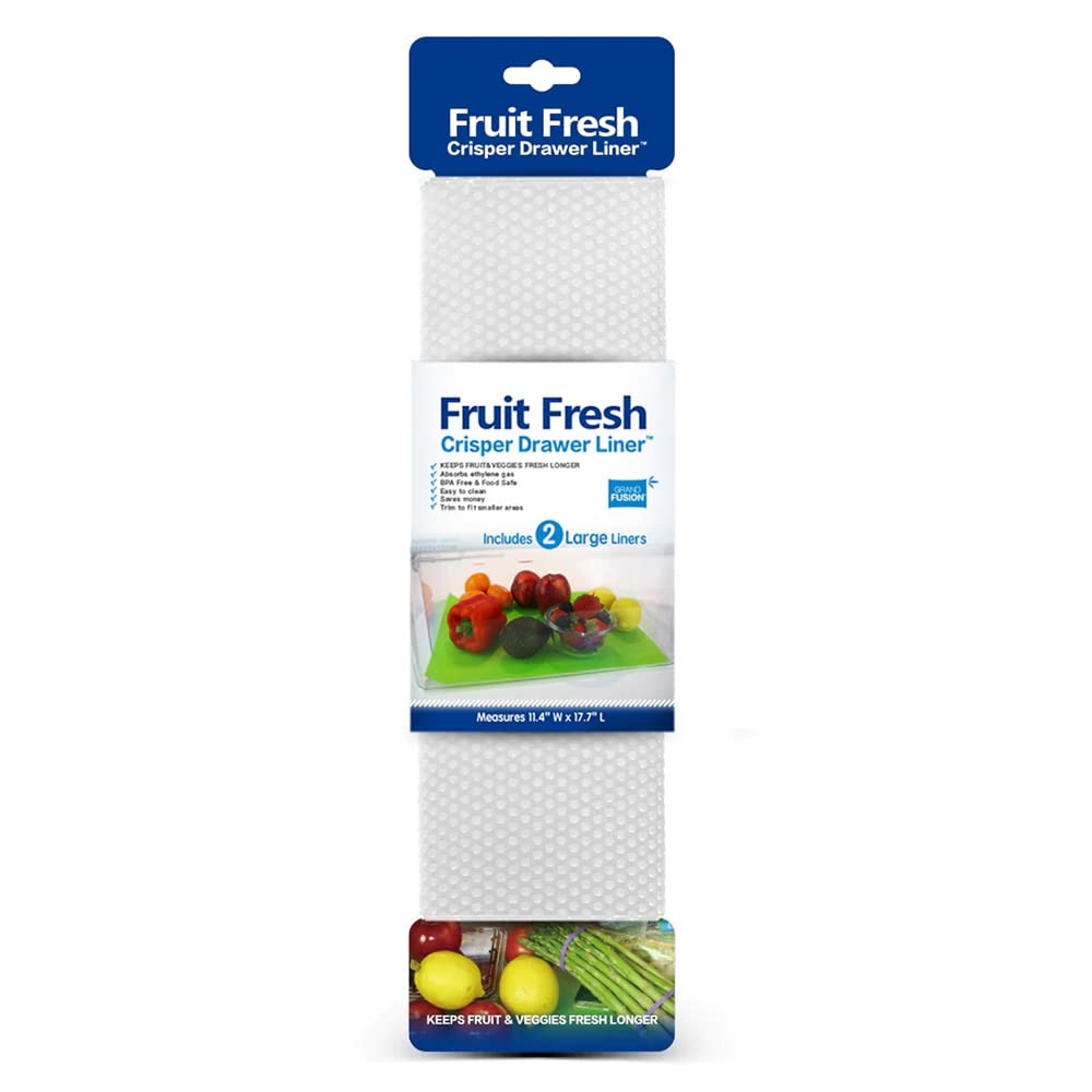 Grand Fusion Fruit Fresh Crisper Drawer Liner Clear