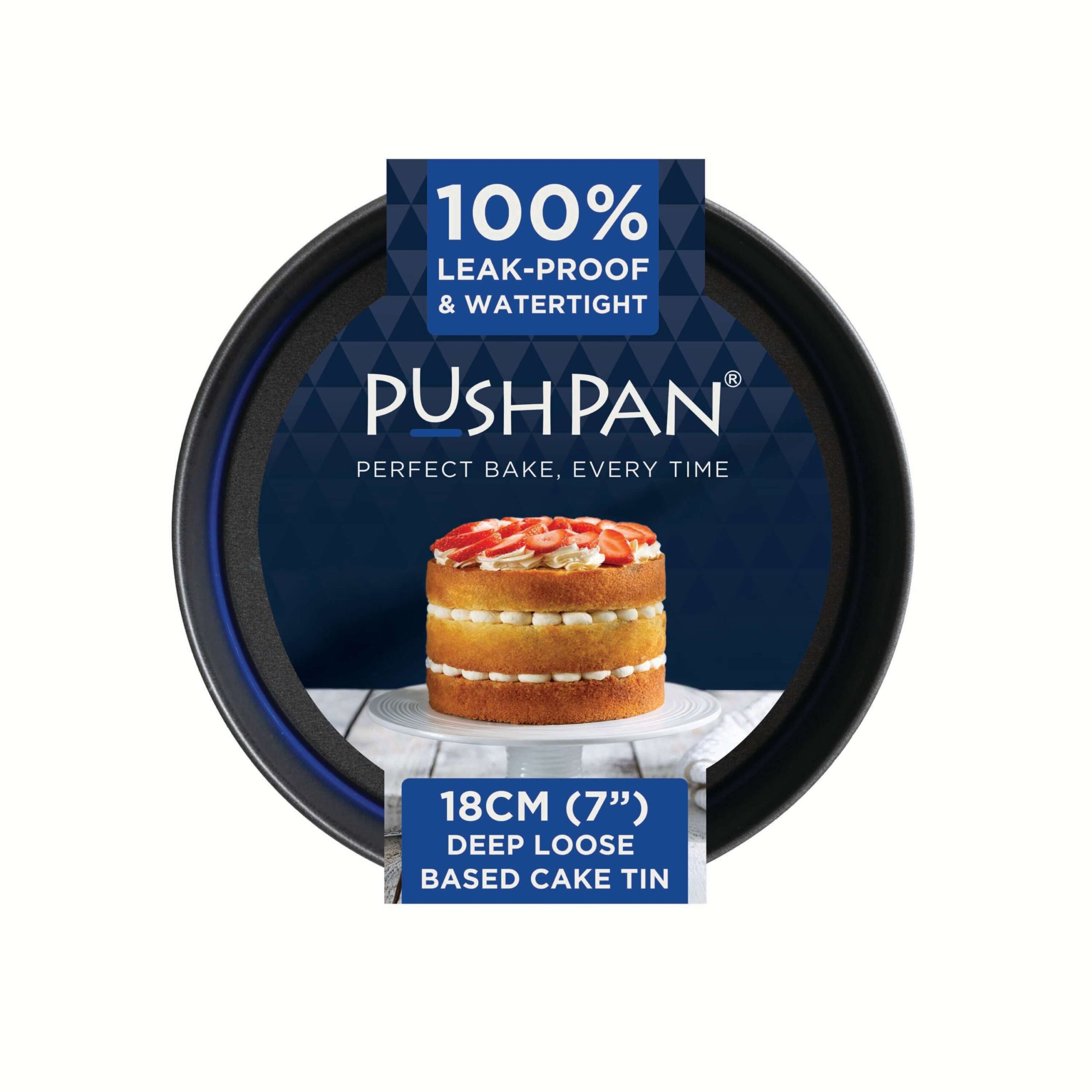 PushPan Deep Round Cake Pan 18cm