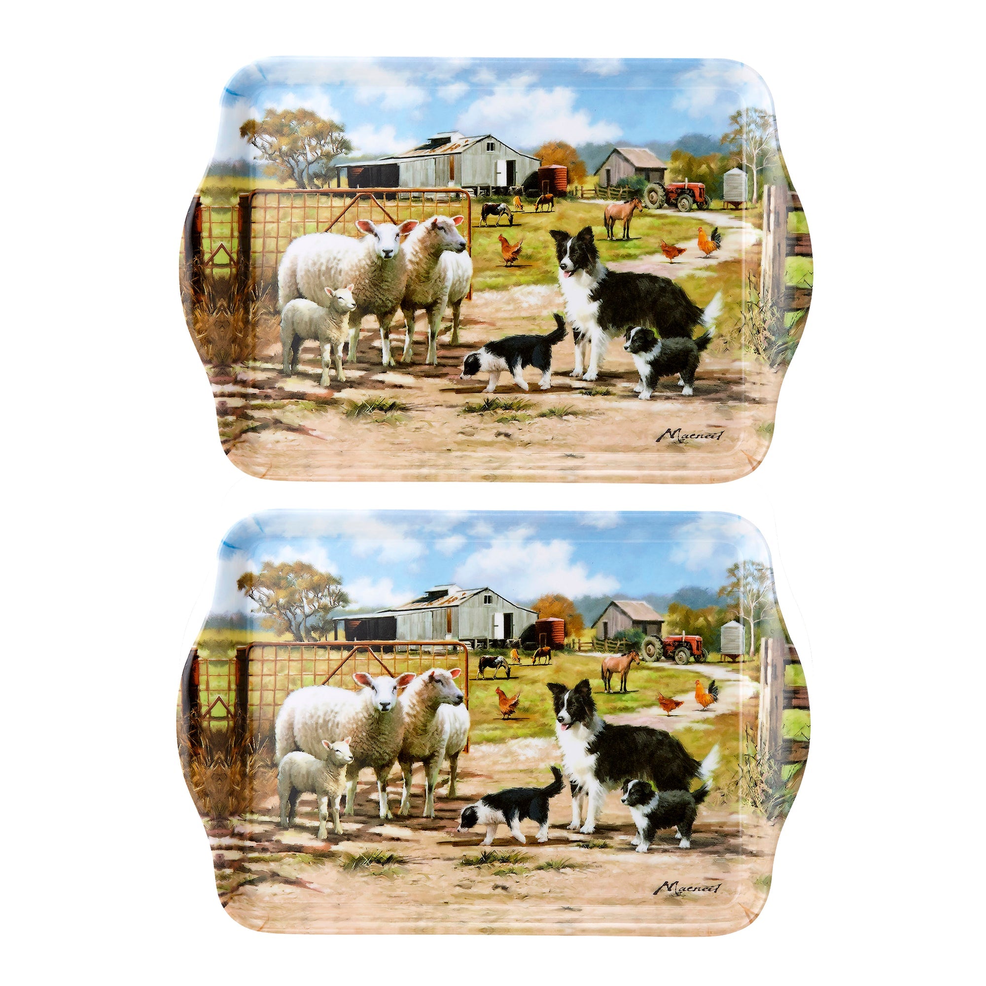Ashdene A Farming Life Farmyard Friends 2pk Scatter Tray