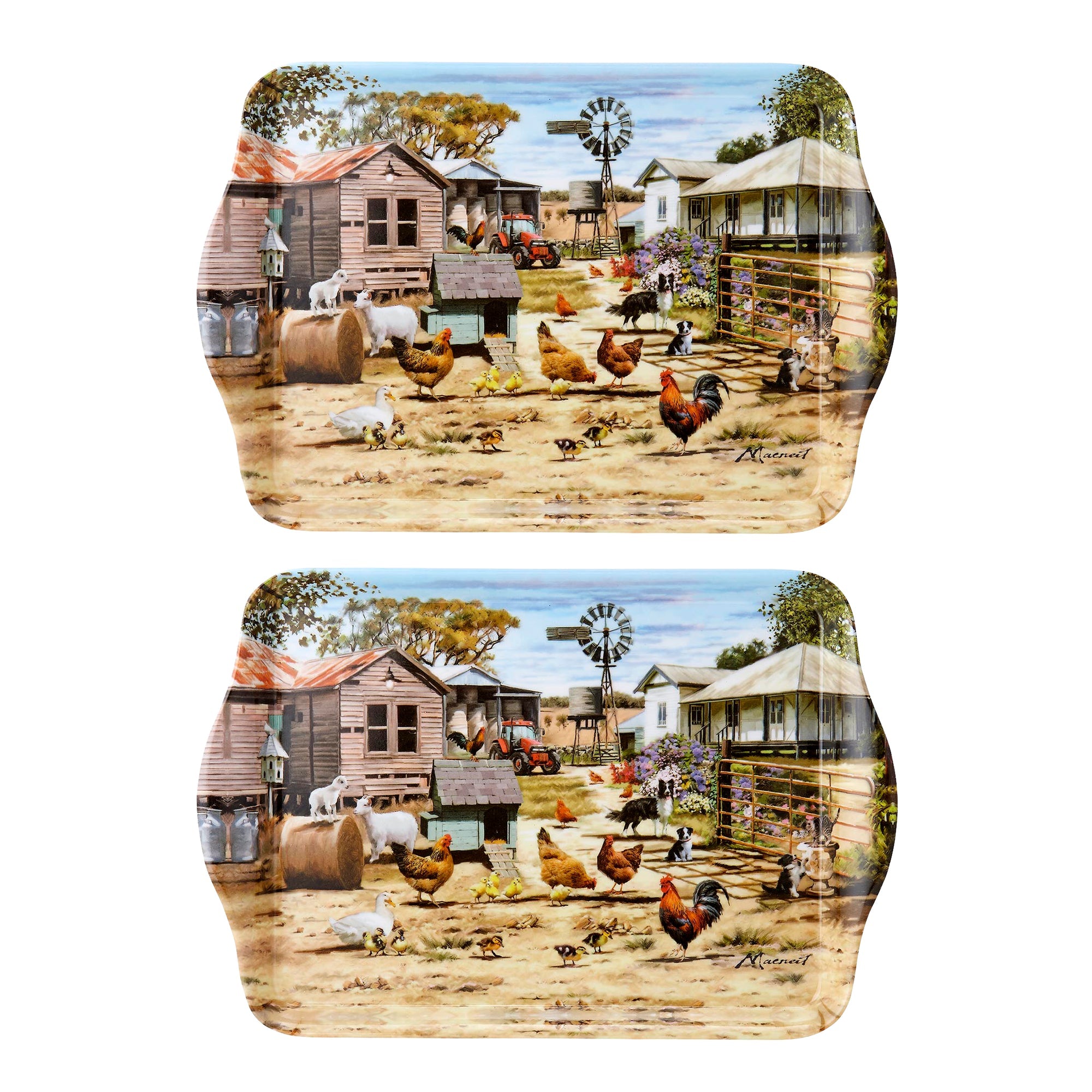 Ashdene A Farming Life Roaming The Farm 2pk Scatter Tray