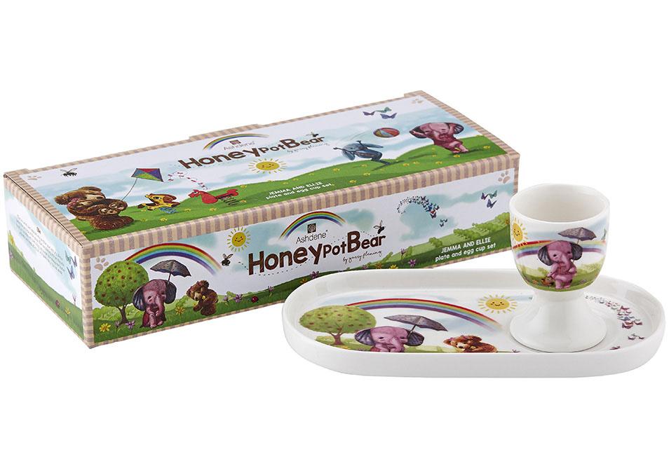 Ashdene Honey Pot Bear Ellie & Jemma Soldier Set
