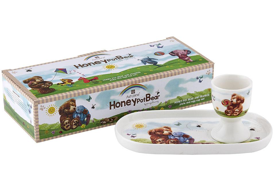 Ashdene Honey Pot Bear HP Bear & Frankie Soldier Set