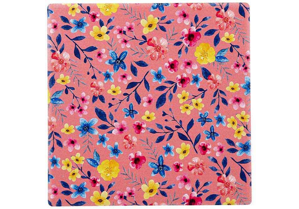 Ashdene Flowering Fields Peach 4pk Coaster