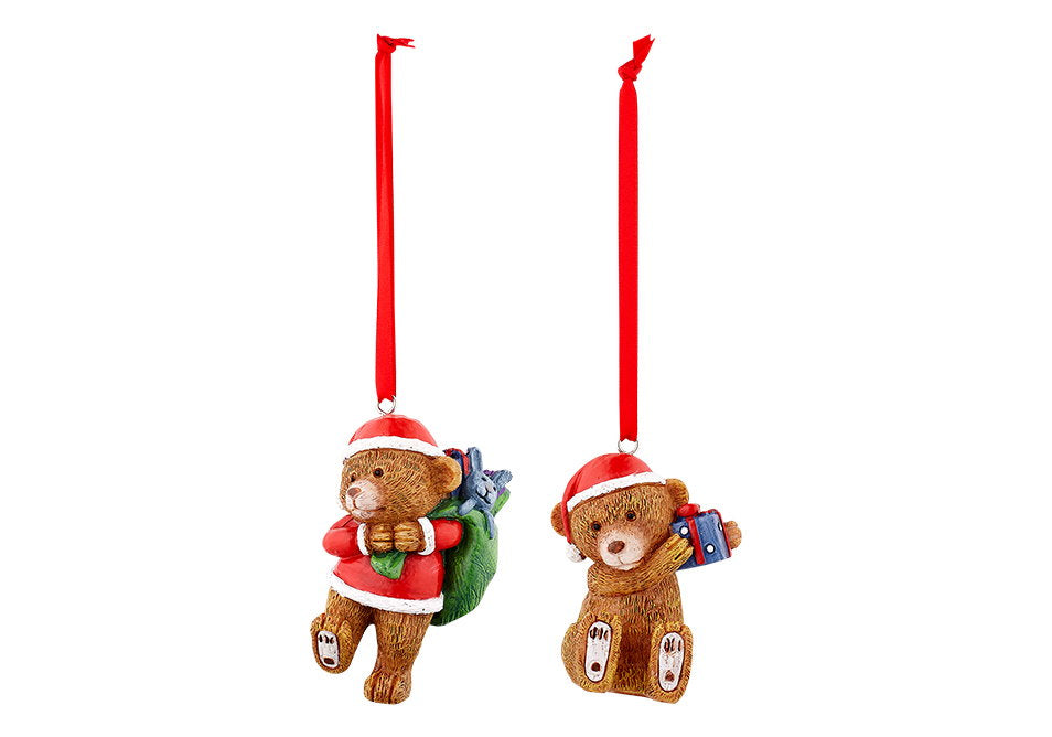 Ashdene Honey Pot Bear Xmas Decoration