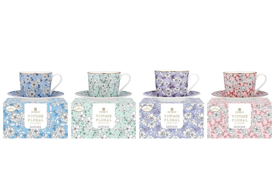 Ashdene Vintage Floral Cup & Saucer