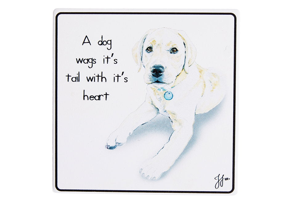 Ashdene Puppy Tales Labrador Ceramic Coaster