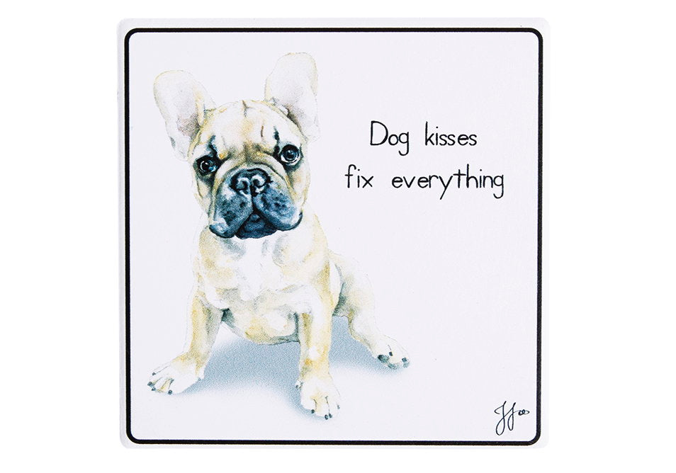 Ashdene Puppy Tales French Bulldog Ceramic Coaster