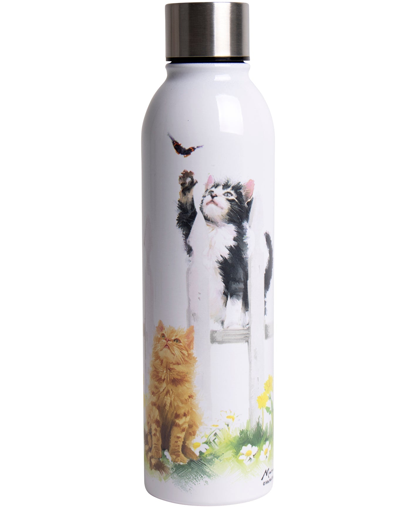 Ashdene Kitten Adventure Chasing Butterflies Drink Bottle
