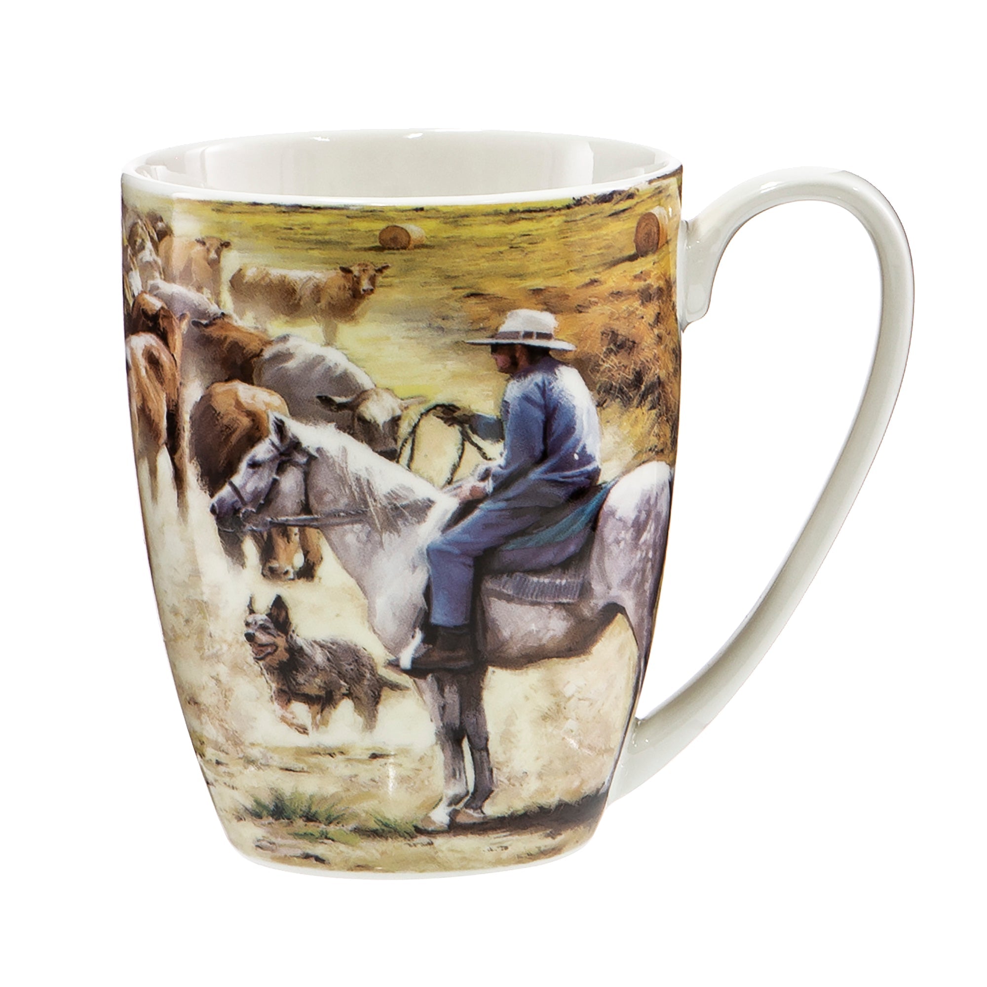 Ashdene Grazing Paddocks Rounding The Herd Mug