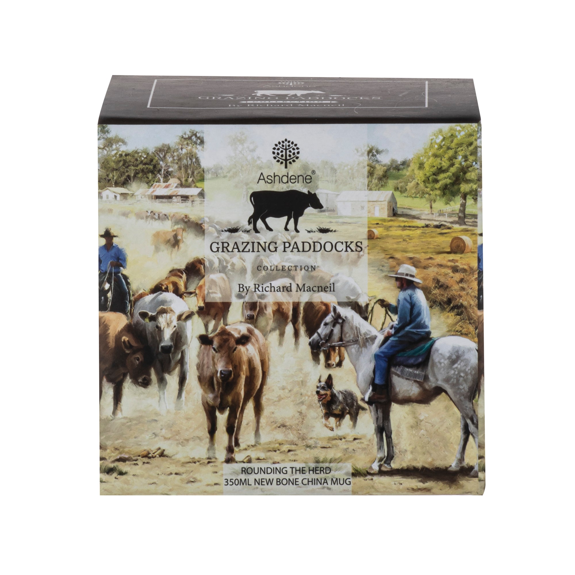 Ashdene Grazing Paddocks Rounding The Herd Mug