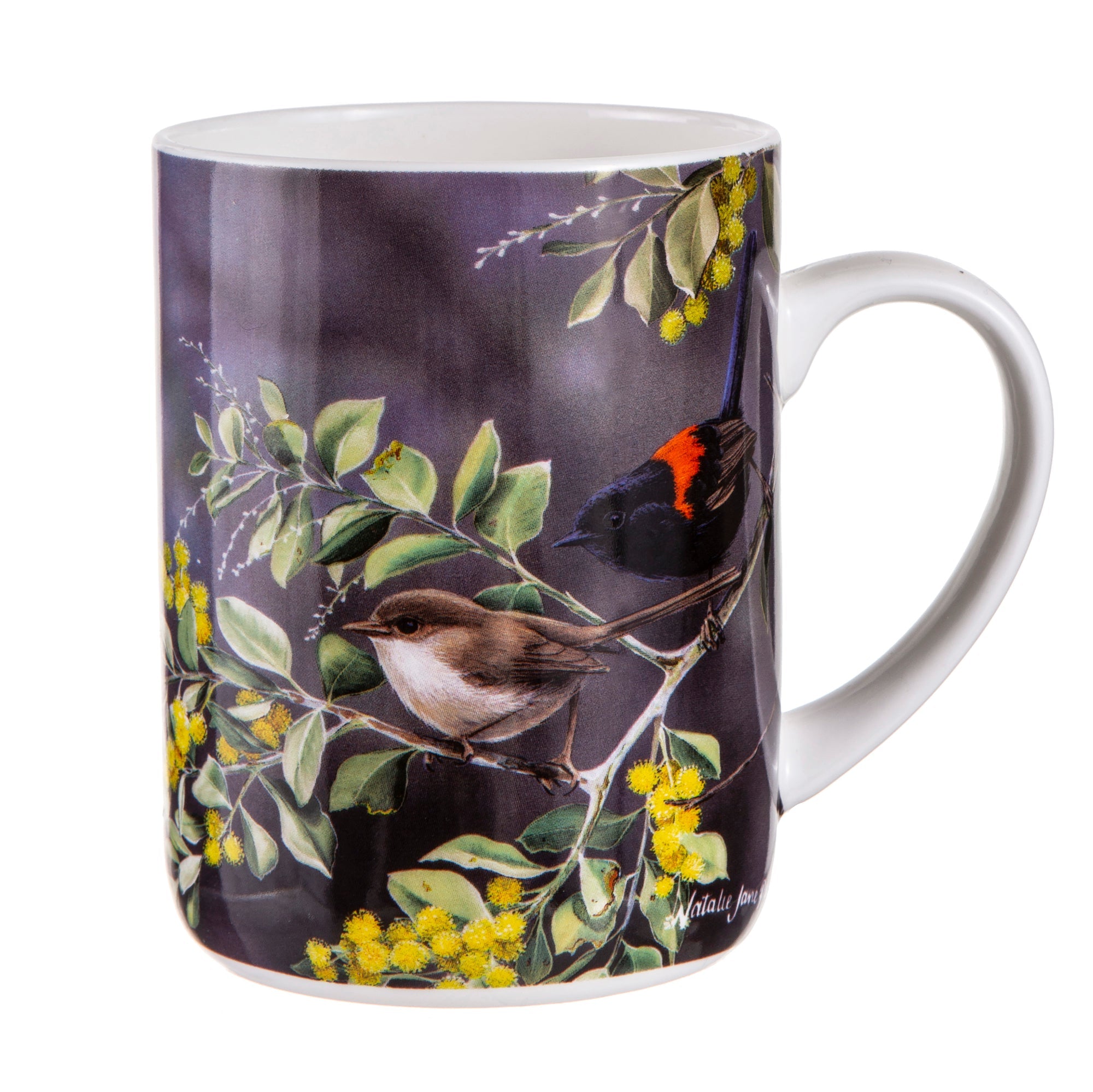 Ashdene Australian Wren Wattle Dance Mug