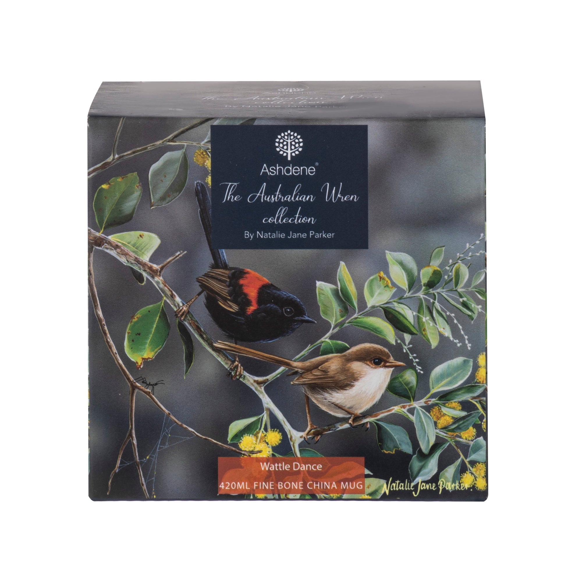 Ashdene Australian Wren Wattle Dance Mug