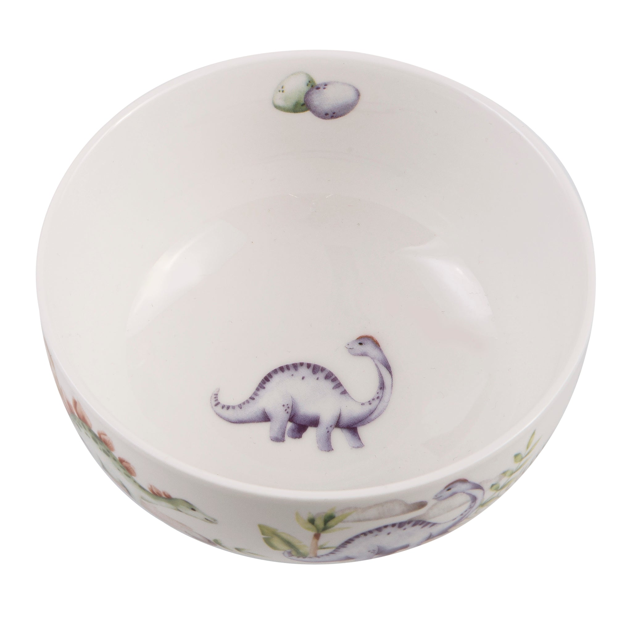 Ashdene Dino Land Ceramic 4 Piece Kids Set