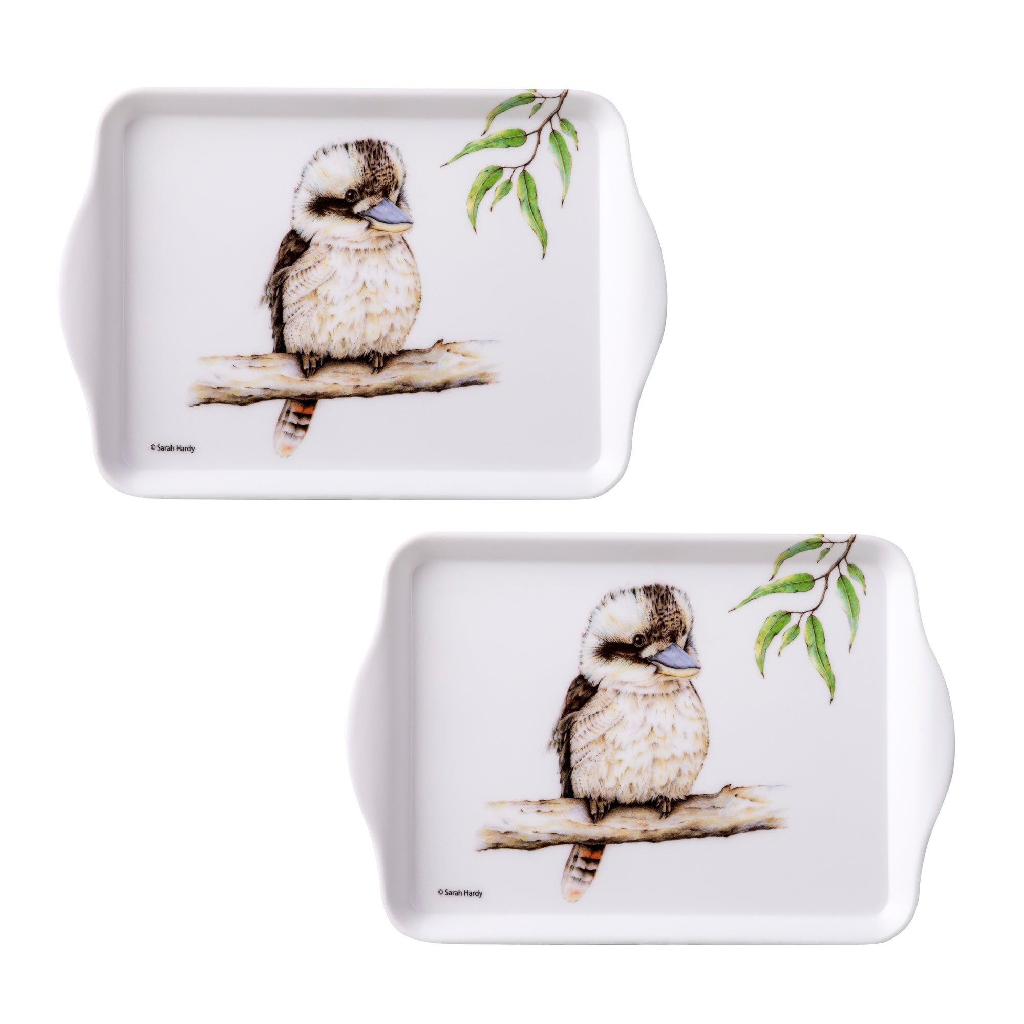 Ashdene Bush Buddies Kookaburra Set Of 2 Scatter Tray