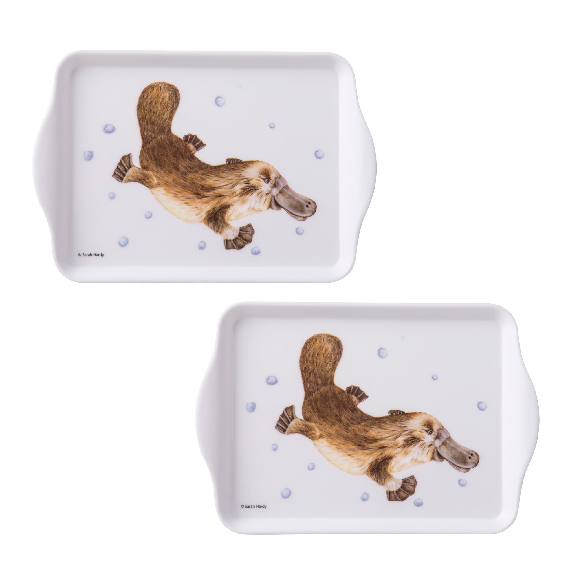 Ashdene Bush Buddies Platypus Set Of 2 Scatter Tray