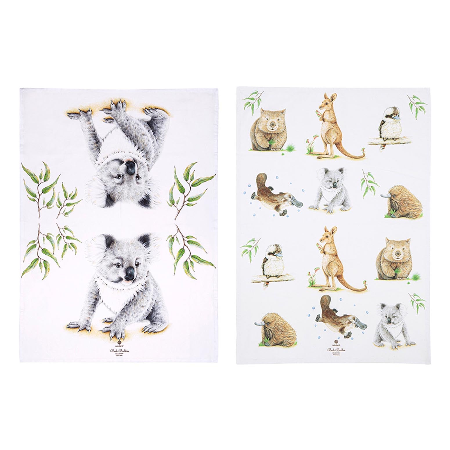Ashdene Bush Buddies Koala 2pk Kitchen Towel