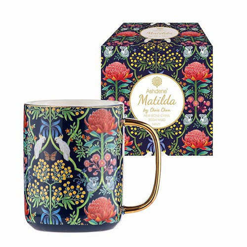 Ashdene Matilda Navy Mug