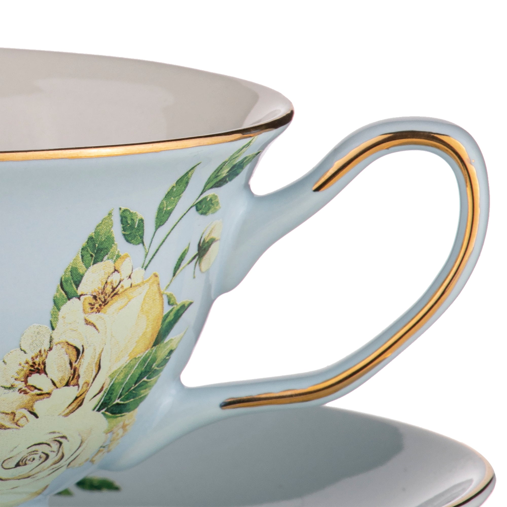 Ashdene Citrus Blooms Teapot & 2 Teacup Set